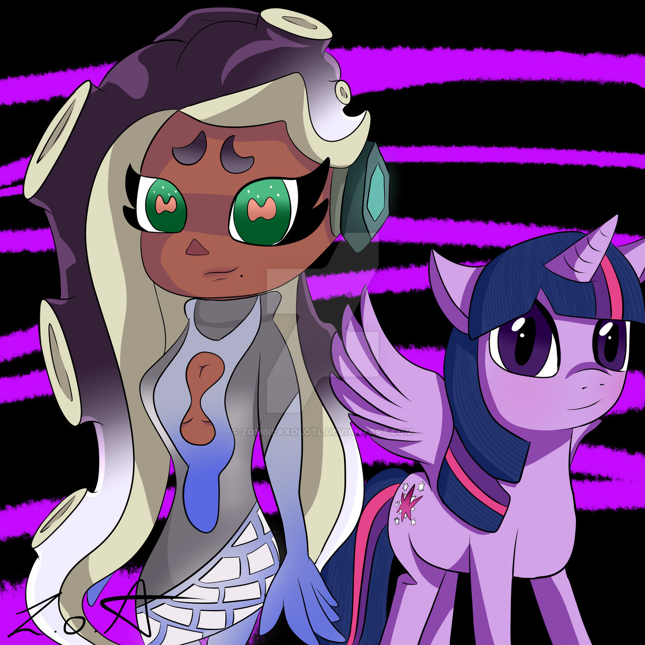 Mlp Crossover Raiden Splatoon Team Order, mlp Crossover by ZombieAxolotl on DeviantArt