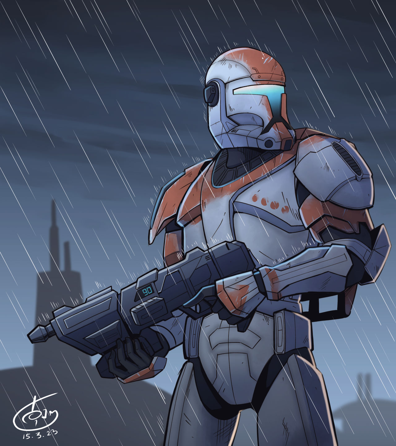 Clone Commando Boss by Dinorex778 on DeviantArt