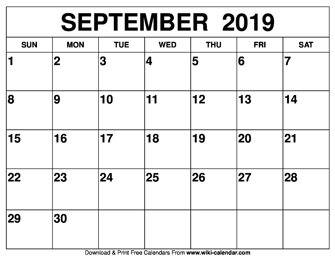 September, 2019