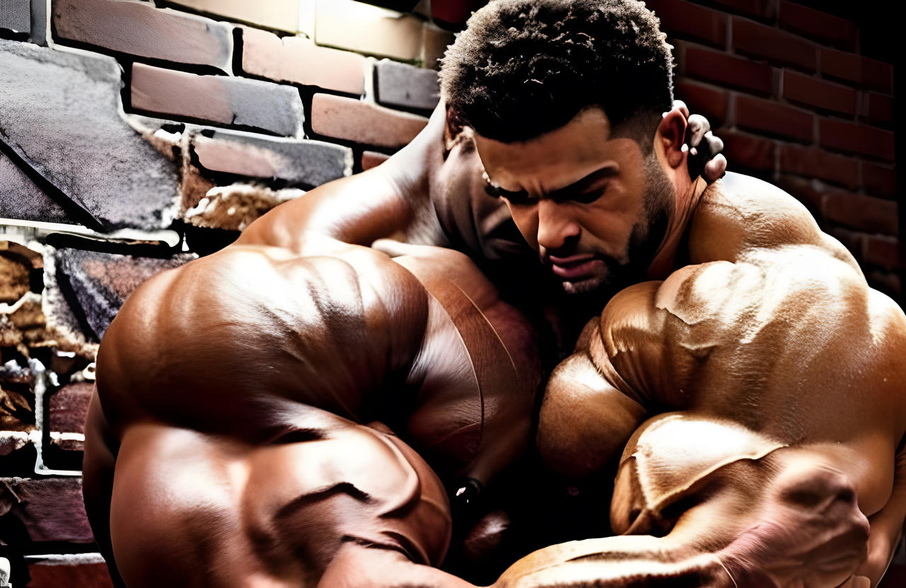 Bodybuilding Deviantart DA-Massive-Bodybuilders-Embrace-071 by paganpump on DeviantArt