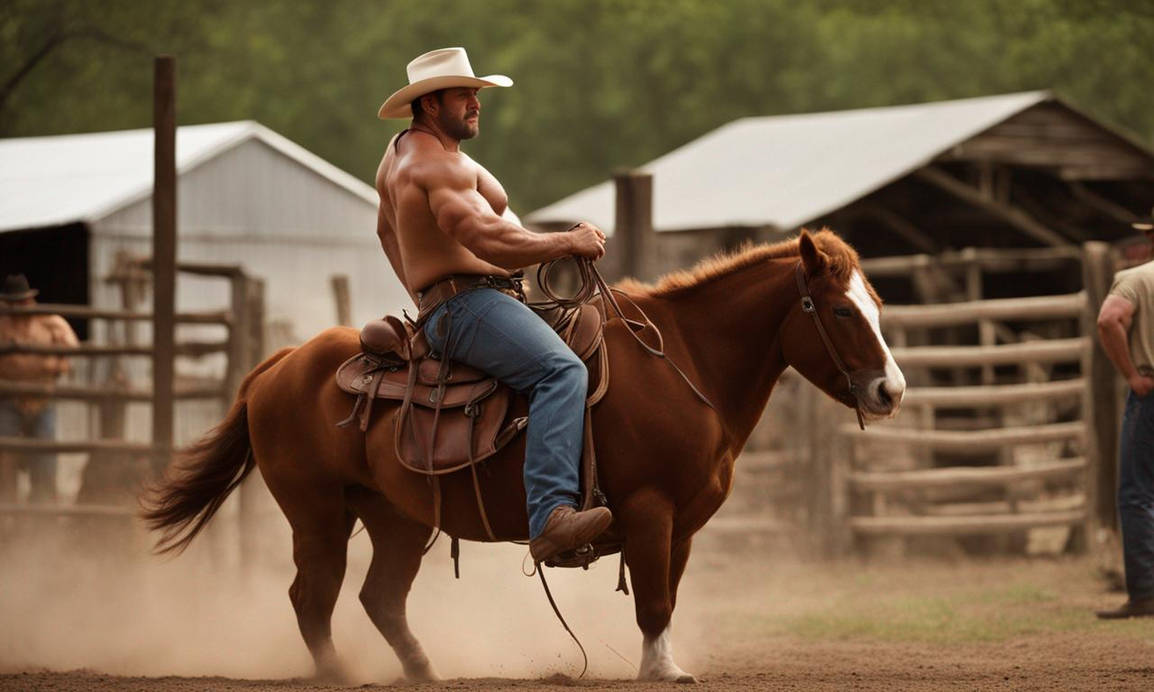 That cowboy takes a heavy duty horse ... by paganpump on DeviantArt