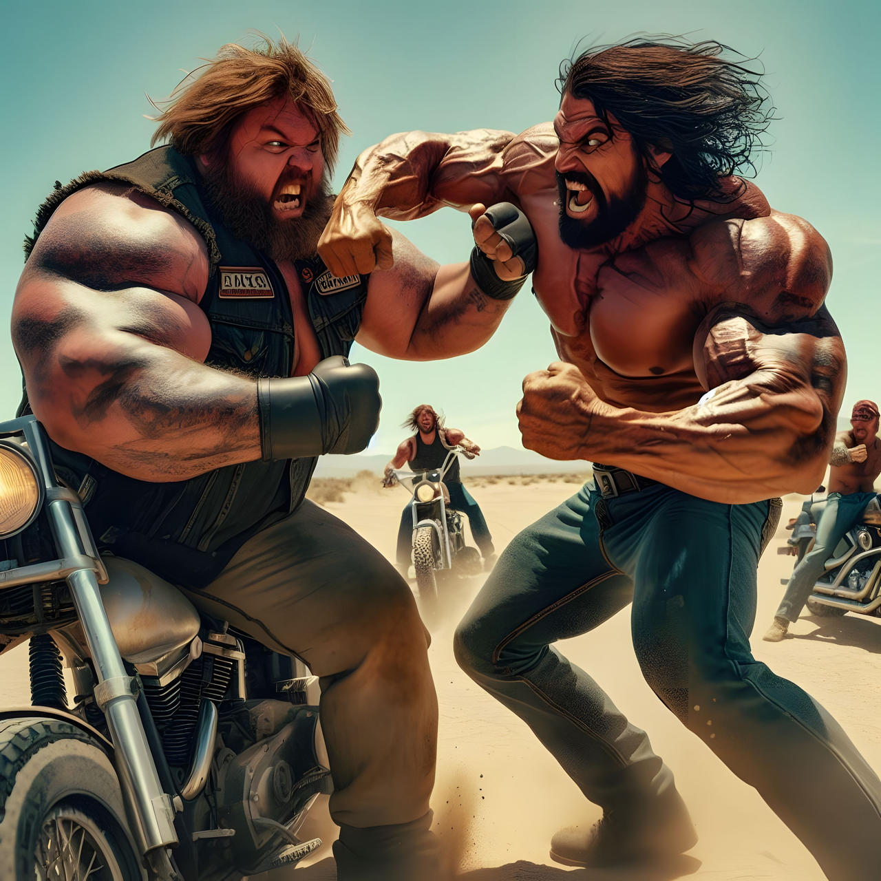 Muscular Adventure Rider DA-Desert-Muscle-Fighting-Bodybuilder-Bikers-024 by paganpump on DeviantArt