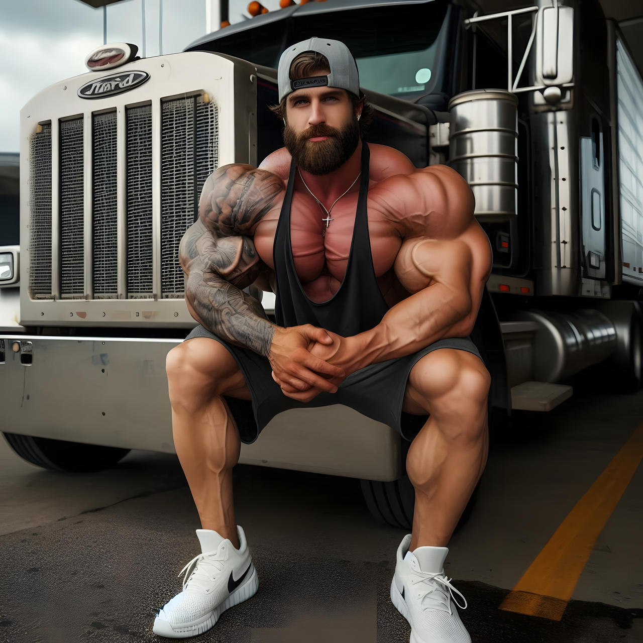 Big Rig Muscle DA-Trucker-Muscle-FEB2025W4-033 by paganpump on DeviantArt