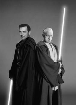Young Anakin and Obi-Wan