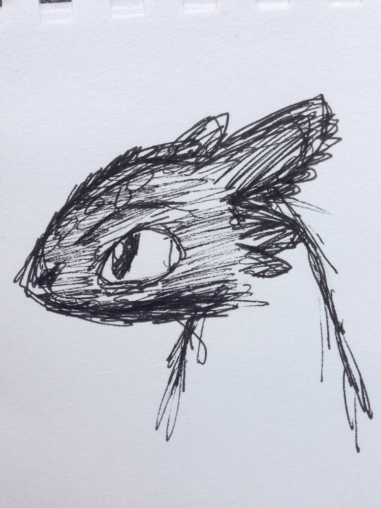 Toothless doodle by KawaiiRaichu on DeviantArt