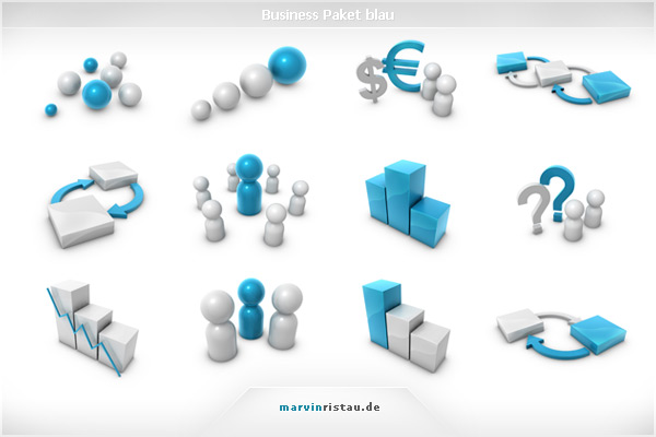 Business Paket blau
