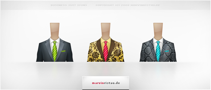 Business Suit Icons