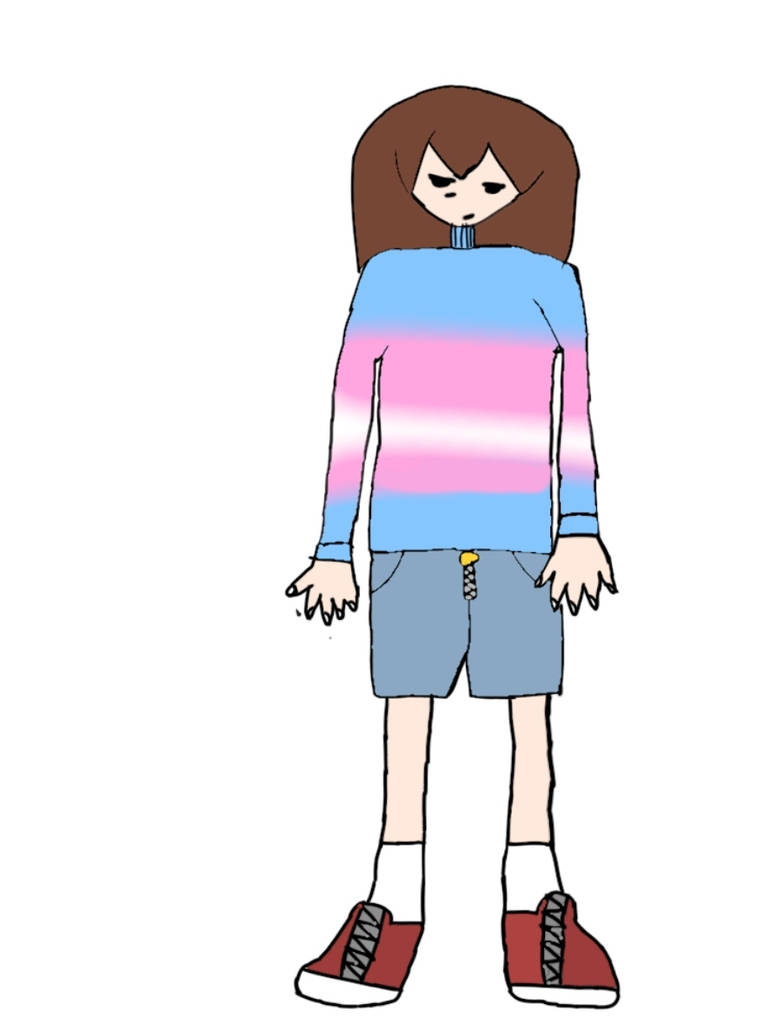 Trans Drawong Just a drawing (WITH TRANS PRIDE ) by FreskoTheClover on DeviantArt
