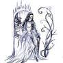 Goddess Hel' rises from the Throne
