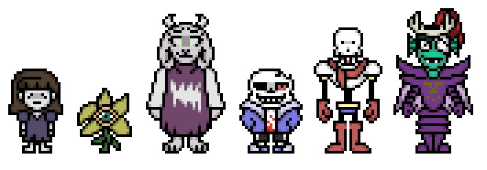 Made some nice Horrortale sprites