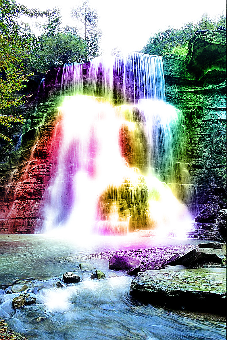 cascate colorate