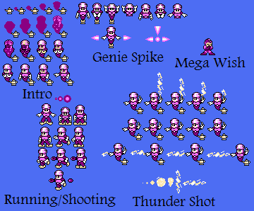 GenieWoman Sprite Sheet