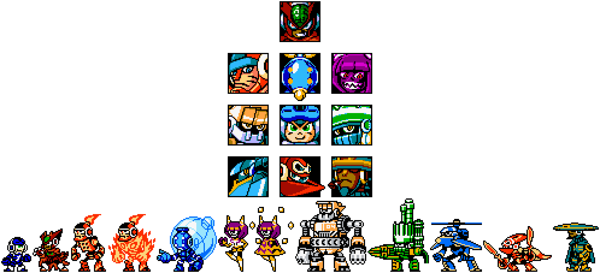 Mighty No. 9 Retro Sprites