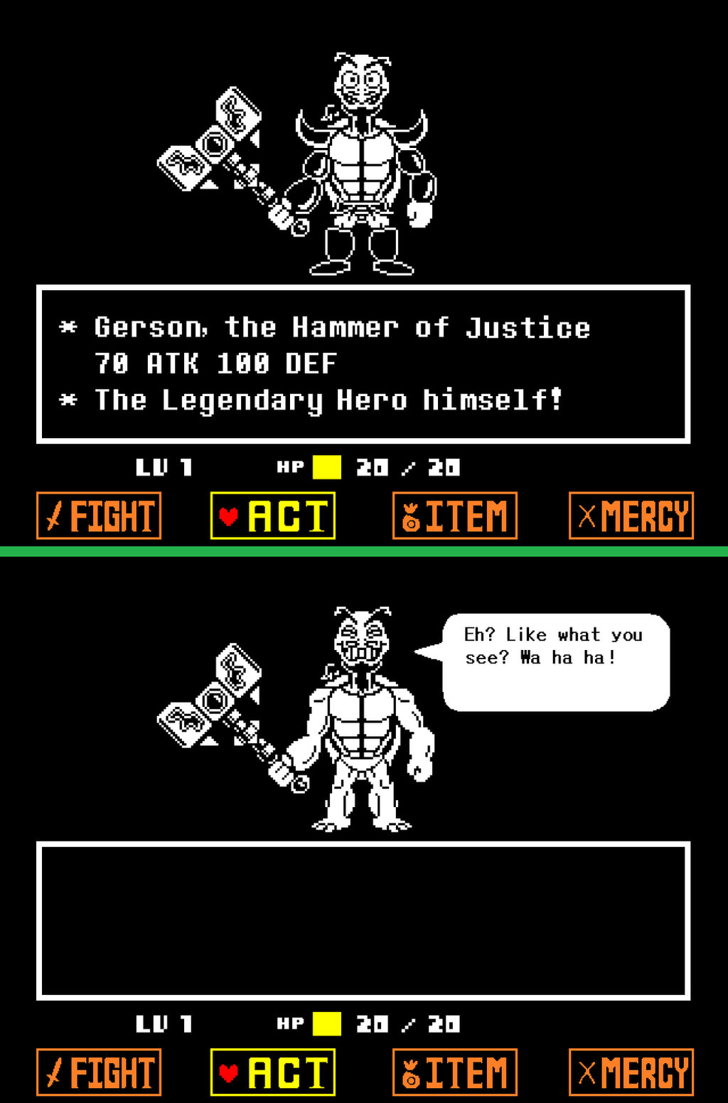 Gerson, the Hammer of Justice!