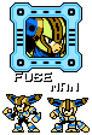 Fuse Man Rabbit Fuse Man 8-bit by hfbn2 on DeviantArt