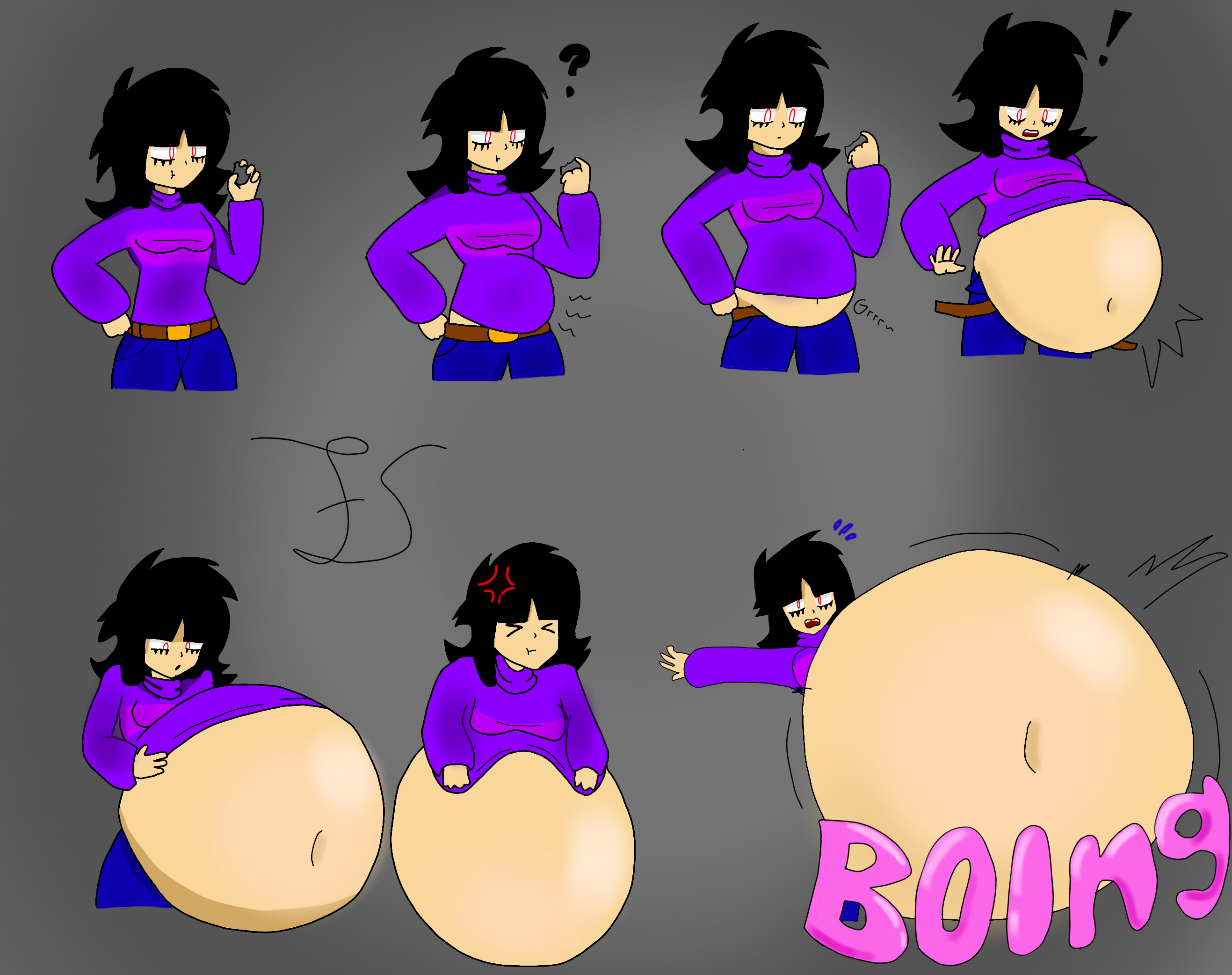 Bell Inflation Animation sarah belly expansion sequence part 1 (art trade) by FredyS2 on DeviantArt