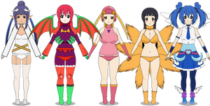Damien's Kisekae Creations - MMXCA Requests #2