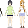 Damien's Kisekae Creations - SAO Girls (Fuji Q)