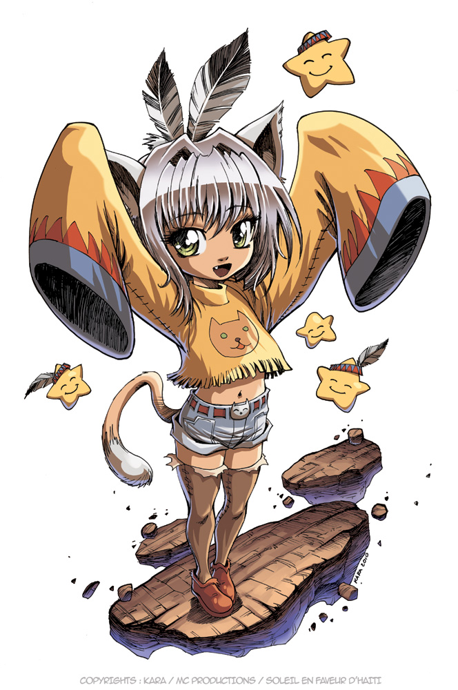 Neko Indian Maiden - in color