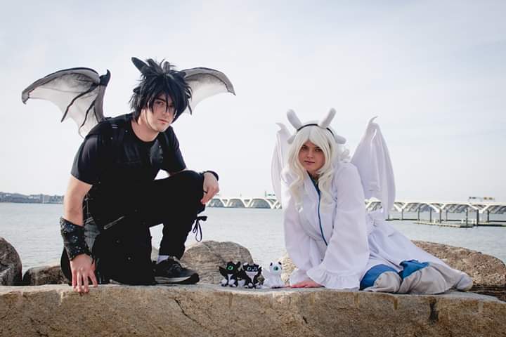Blueprint komme ud for Human Toothless and light fury cosplay 05 by mizukichan234 on DeviantArt