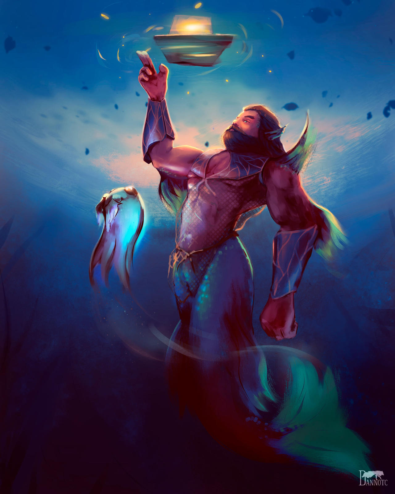 6 Mermen Merman and his pet by DannoTCGraphics on DeviantArt