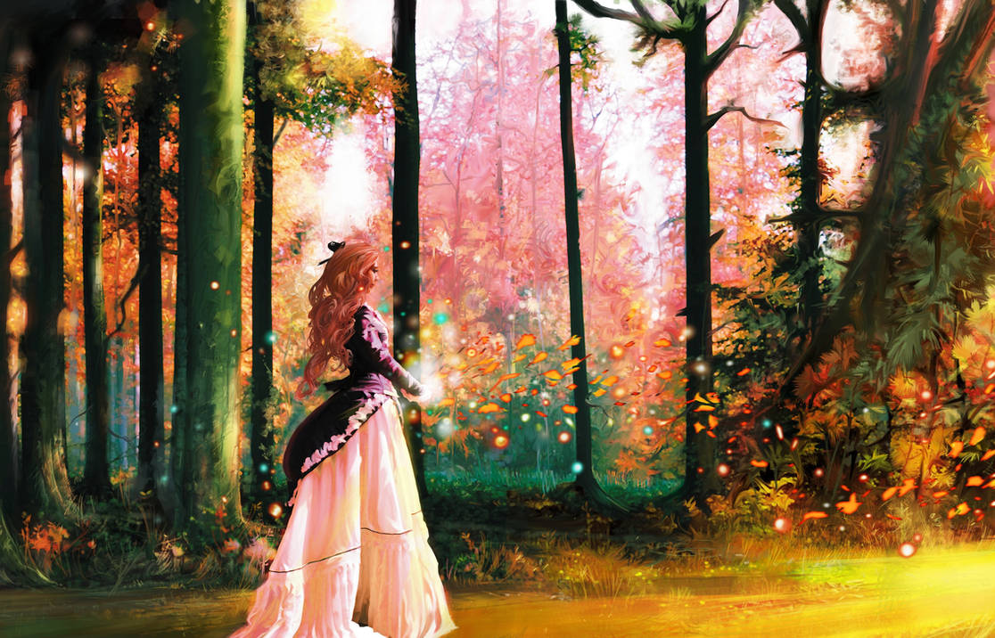 Autumn Lady by BGorilla