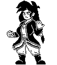 Age's End - Jikama Battle Sprite (Black/White)