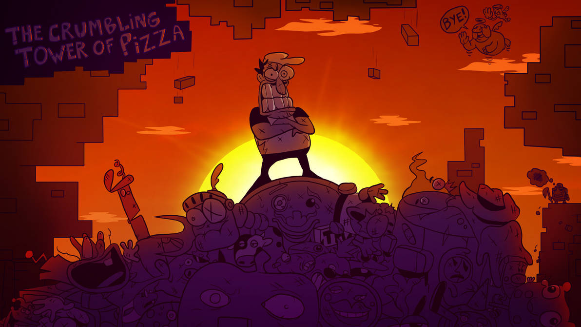 Crumbling Tower (HD ver.) by refsartcorner on DeviantArt