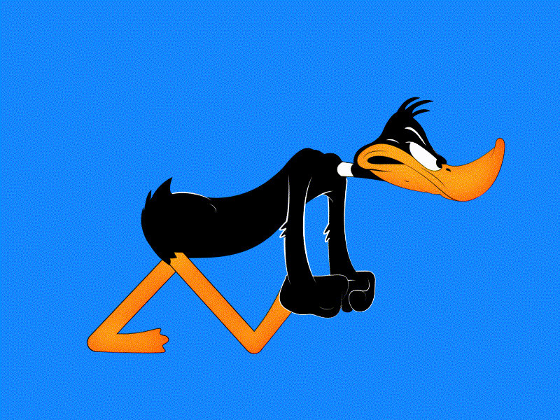Daffy Duck - Angry Walk GIF ANIMATION by Jtmations on DeviantArt