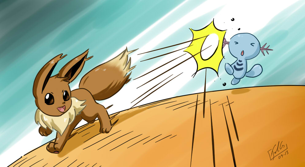 Eevee used...!