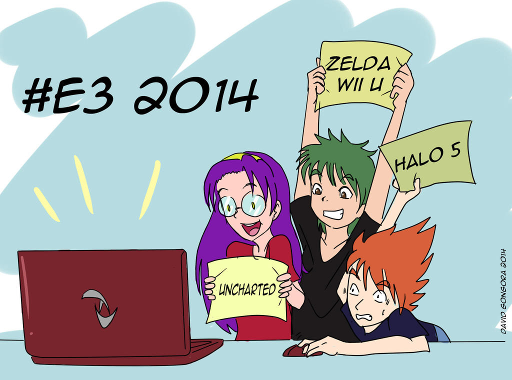 Just A Geek Comic - E3 2014 Hype by DakunArt on DeviantArt