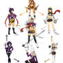 Hexafusion Chart Commission -Action Girls Edition-