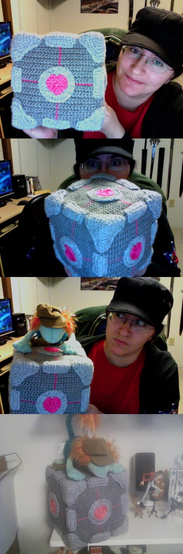 Crochet Companion Cube