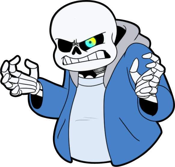 Angry Sans by Whimsy-Floof on DeviantArt