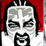 Tech N9ne Stenciled Canvas