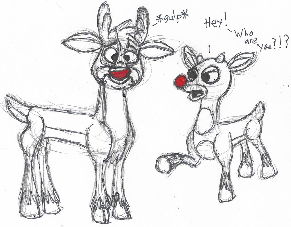 Rudy 'Rudolph' Robertson meet Rudolph by JamesTheDalmatian on DeviantArt
