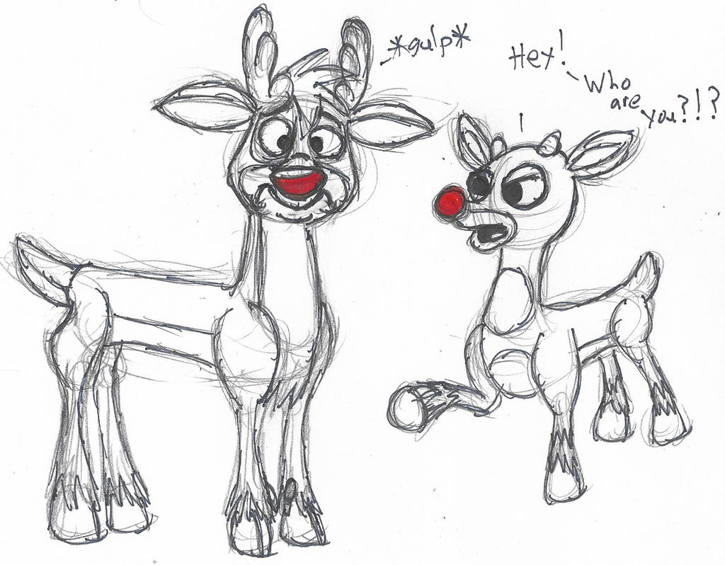Rudolph Rudy Rude Rudy 'Rudolph' Robertson meet Rudolph by JamesTheDalmatian on DeviantArt