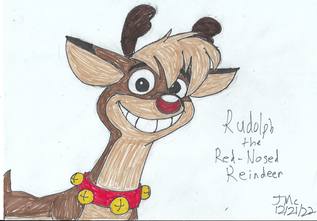 Rudolph the Red Nosed Reindeer by JamesTheDalmatian on DeviantArt