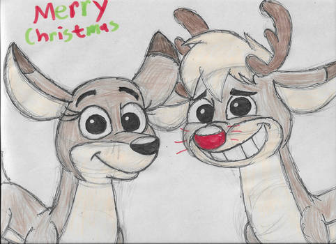 Merry Christmas, Zoey and Rudolph