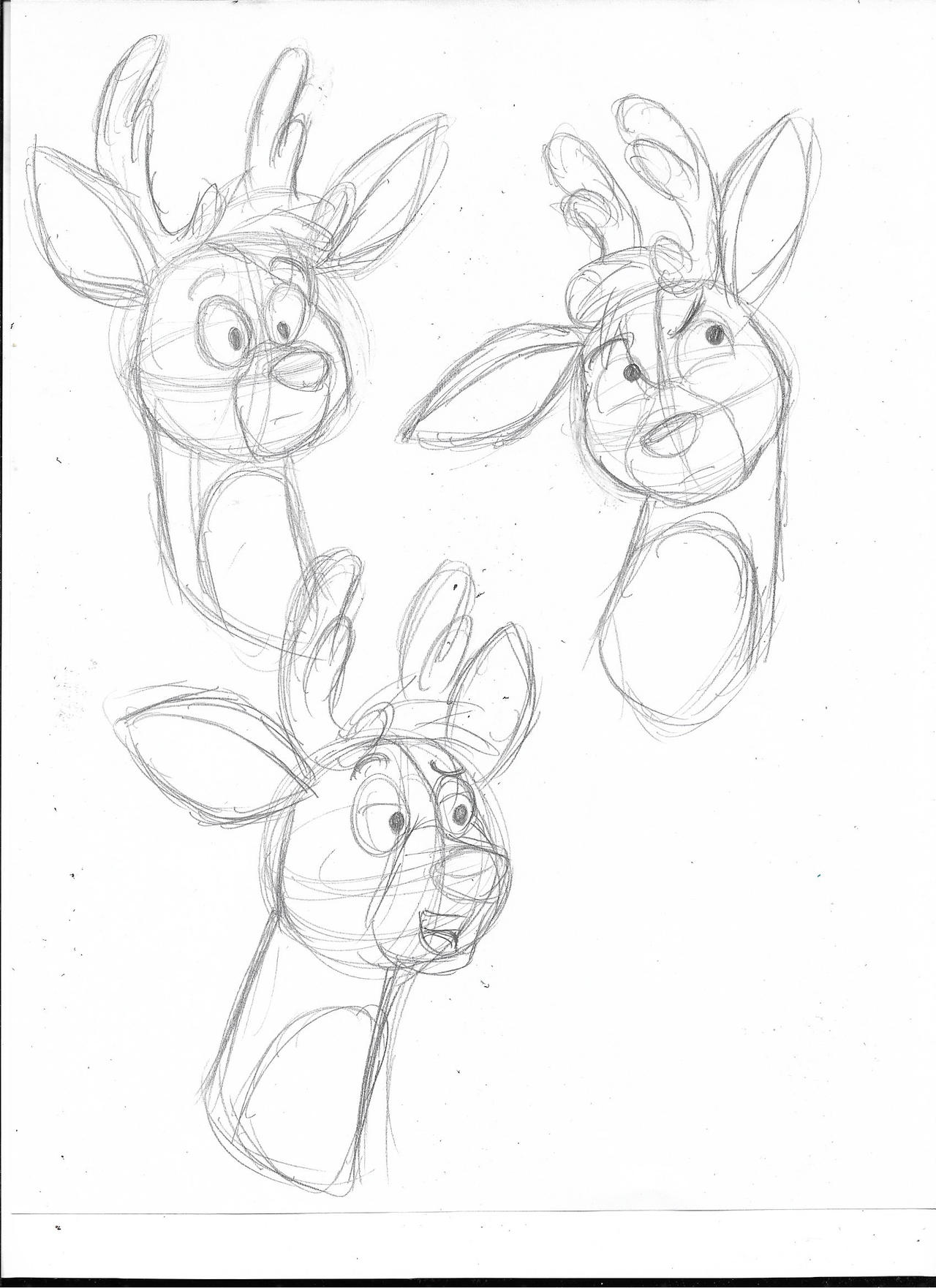 Rudolph doodle by JamesTheDalmatian on DeviantArt