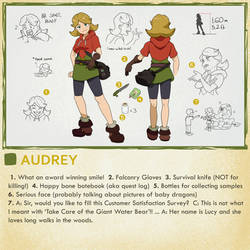 *NEW* Audrey Concept Sheet