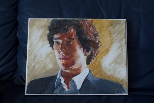 Sherlock painting