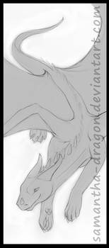 YCH auction: Bookmark - 20 x 8 cm [SOLD]