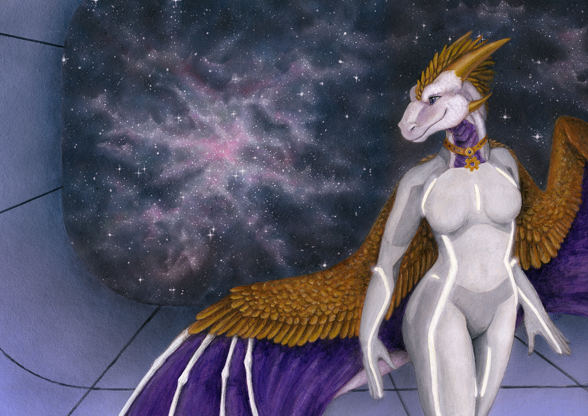 ArtTrade: Cosmic Tir by Samantha-dragon