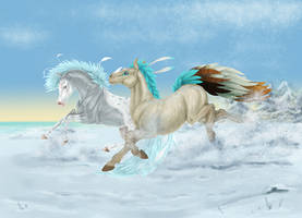 Collab: Running Through Snow Together