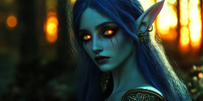 Voolux Deviantart night elf by RealisticsFantasy on DeviantArt