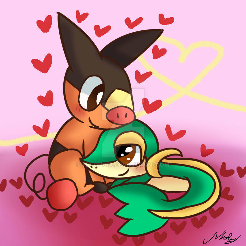 Just some Snivy X Tepig