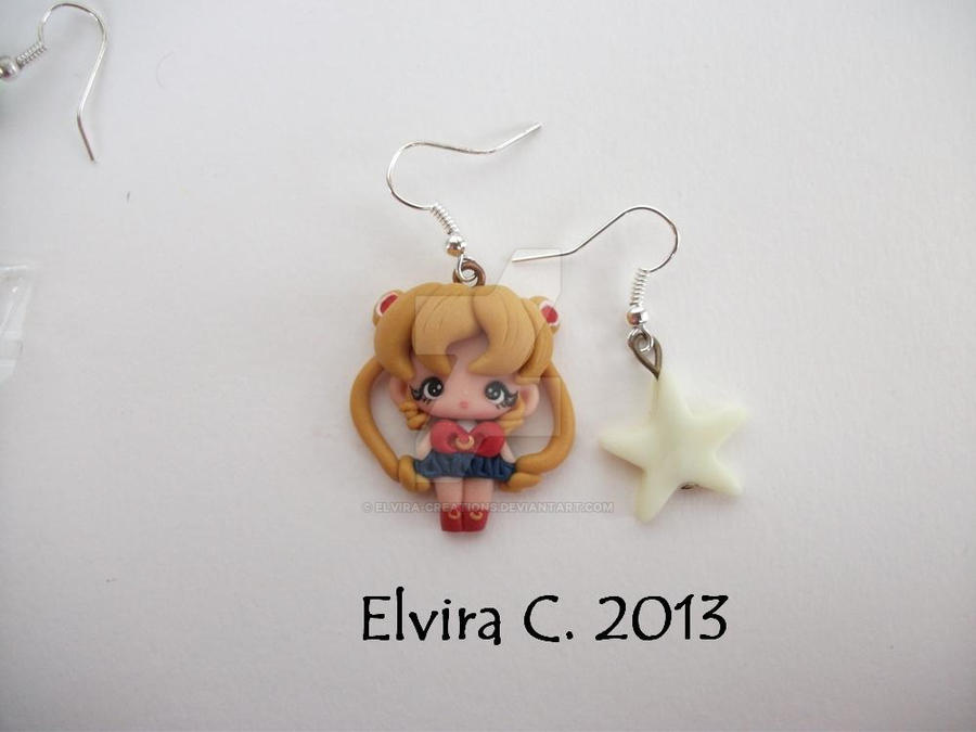 Sailor Moon earrings (available on etsy)