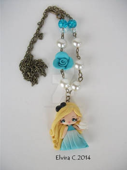 Alice in Wonderland necklace