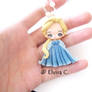 Elsa handmade polymer clay necklace